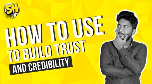 Use pr to build trust and Credibility